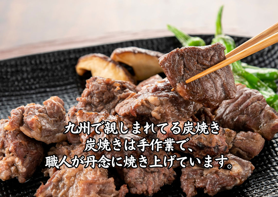 牛すじ5  炭火焼き3 国産牛すじ肉の炭火焼おつまみステーキ100g×5pセット – 牛すじ